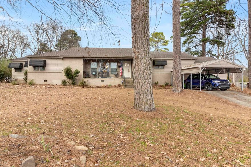 Come see this piece of Benton history. Spacious 4 bedroom 2.5 bath house with two living areas and a heated and cooled bonus room  that could be a large home office. Beautiful original hardwood floors run through out the home minus kitchen and bathrooms.  Centrally located, you're just moments away from all Benton has to offer and just a short walk from Howard Perrin elementary school.  This home was used in the filming of the 1996 blockbuster Sling Blade starring Billy Bob Thornton.  Agents see remarks. Agent owned property.