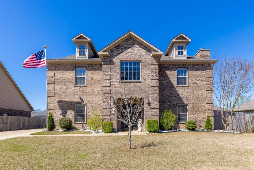 Welcome to this spacious and impeccably maintained home nestled in a tranquil neighborhood. Featuring granite countertops and a master bedroom on the main floor, 3 bedrooms & a bonus room or 5th bedroom on 2nd floor, this residence offers both elegance and convenience. The beautifully landscaped surroundings provide a serene atmosphere, complemented by a covered porch ideal for relaxation and outdoor enjoyment. Ample storage space and parking further enhance the practicality and comfort of this charming abode with a nice 10x12 shed. Don't miss the opportunity to make this your new haven of comfort and style!