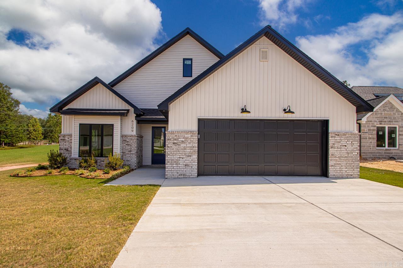 This new construction home blends timeless traditional charm with a fresh, fun style youāll love. Thoughtfully designed with beautiful blue accents and elegant gold fixtures throughout, the open layout creates a bright and welcoming feel from the moment you walk in. The kitchen features custom cabinetry, gorgeous countertops, and a gas stoveāperfectly flowing into the living area where a centrally located gas fireplace offers a cozy focal point. With three spacious bedrooms and an additional front office that includes a generous closet, this flexible space easily functions as a fourth bedroom if needed. The primary suite is roomy and relaxing, and youāll find plenty of storage throughout the home. Outside, enjoy a covered patio and a nice backyard. This home is a must-see!