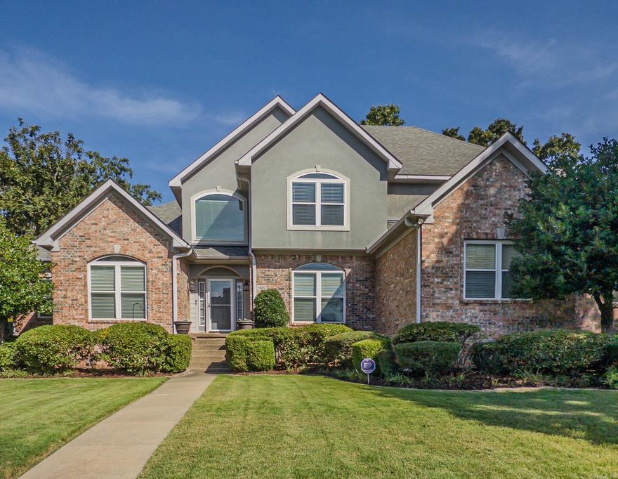 Captivating Clarborne! Come see this amazing 4 bedroom 3.5 bath charming home in the ever appealing St. Charles neighborhood on a corner lot. Don Roberts school district, 3 car garage and large yard with well maintained zoysia grass. Hardwood floors and tile in the kitchen, kitchen with double ovens and entire home freshly painted. Primary suite on the main level and 3 additional bedrooms on the second level. Every bedroom with large walk-in closets. Tankless hot water heater, upper and lower HVACs less than 5 years old. Schedule today so you do not miss out on this amazing home!