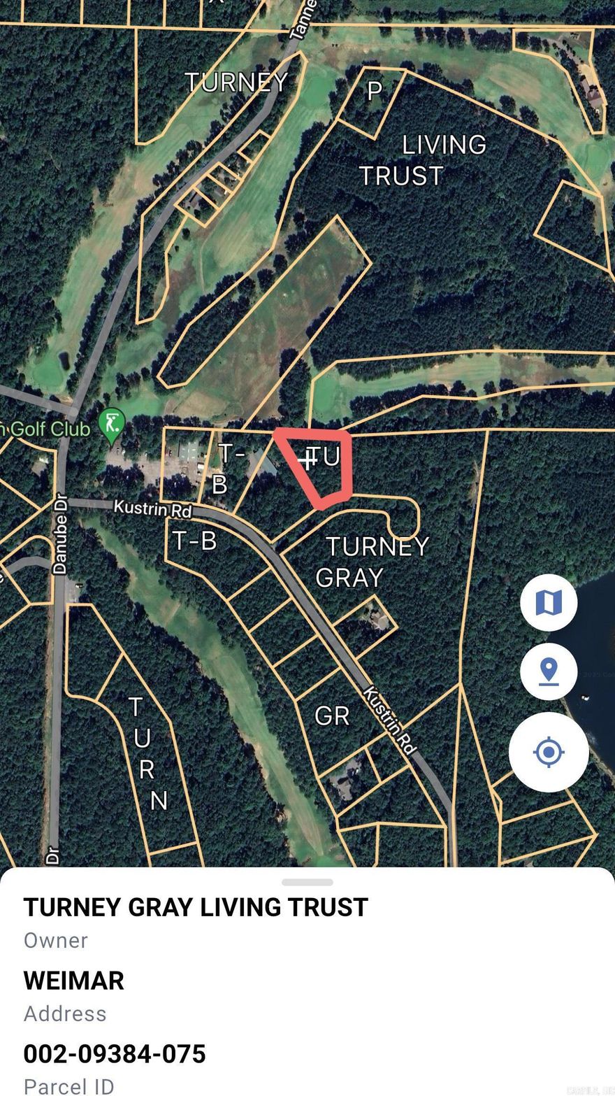 Lot 425 in Tannenbaum Subdivision on Weimar Circle and backs up to golf course.  Annual dues only $500 per year & you have access to the TPOA Park with Picnic Pavilion, outdoor stone fireplace, grills, Pickle Ball Court, & Tennis Courts. Tannenbaum Golf Course is also close by (dues do not cover playing the course)