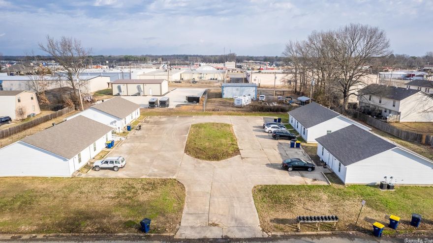 This is an updated 11 unit multi-family complex in the heart of Cabot, AR. There are 3 Triplex and 1 Duplex on the 0.91 acre property. All buildings have new roofs and siding. Most of the interior units have been updated similar to the pictures in the listing. The complex is conveniently located. it is less than a mile to the highway, within a 20 min drive to the Little Rock Airfare Base, steps from restaurants and shopping, and less than a mile to the city center. This complex is a diamond and would be a great investment property for a beginner investor all the way up to the seasoned investor. All buildings are on slabs. Give our listing agents a call for even more details about the property. Please text the listing agent in regards to showings.