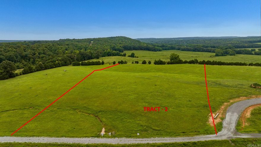 WHAT A VIEW!! You won't find a prettier property. Excellent location to build a home. Land is cleared and ready. Drive through Bettis Mountain Estates and you will find this gem of a property.  All lots have this great view. You will need to have a well here. Red lines are a not an exact representation of the property lines. Underground power at the road.