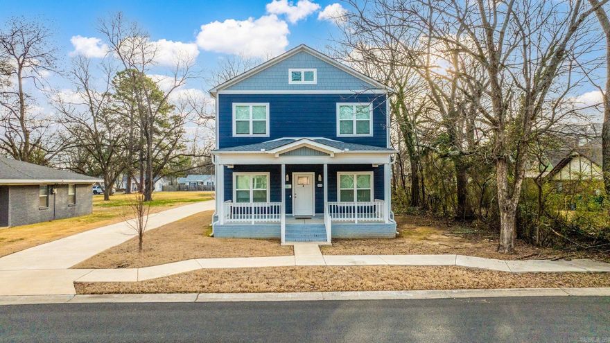 Looking for an almost new construction home in the heart of Conway this is the home for you! It is within walking distance to Central Baptist College. The floor plan is designed to be very open downstairs with a large living room and kitchen. The dining area is open to the kitchen and living room which is great for entertaining. Half bath downstairs. The bedrooms are upstairs. The primary bedroom has its own private bath and a large walk in closet. The laundry room is upstairs which is very handy. The 4th bedroom woud make a great office. Plenty of parking is available at the back of the home. Storage room for outdoor equipment. This home is built to blend with style of the homes in historic Conway.