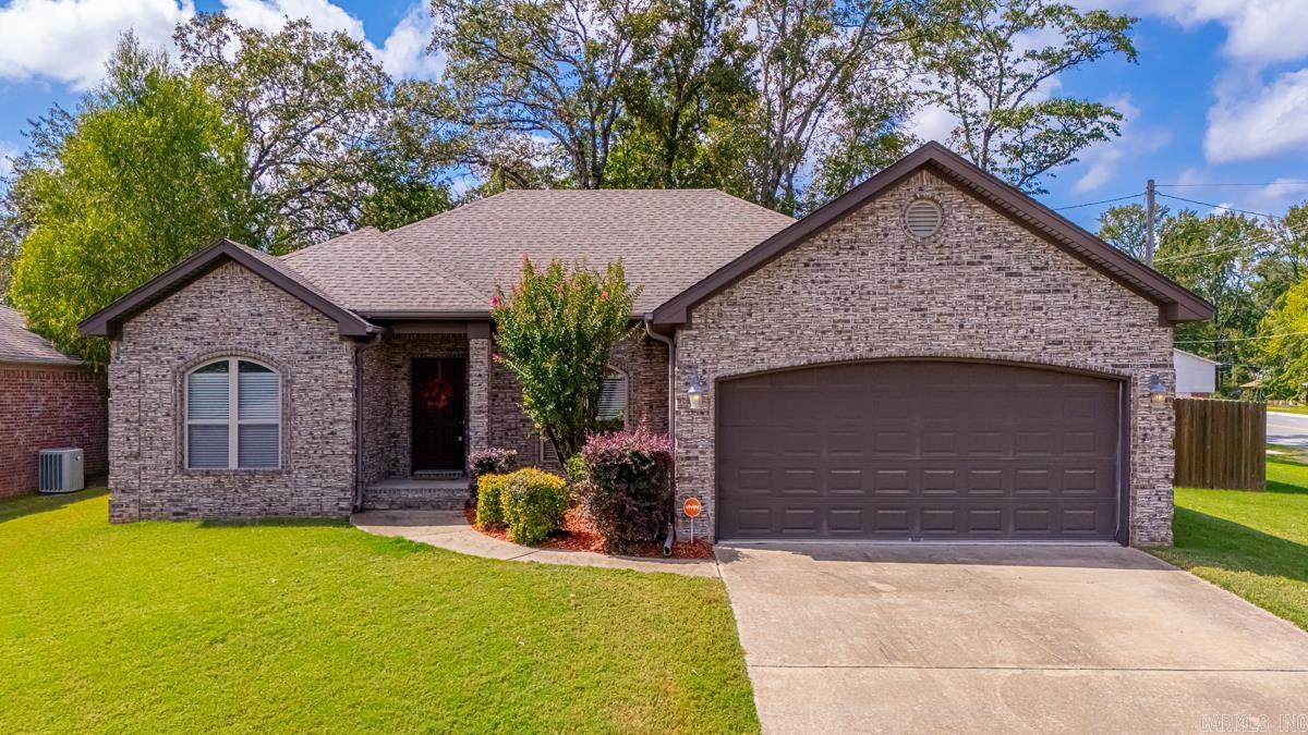 Welcome Home! New floors! No carpet! Split floor plan! Great storage! This cutie has been a one owner home since it was built & it has been loved on & cared for! Dining room opens to family room! Perfect corner fireplace w/one year old TV mounted above that will convey! Kitchen has lots of cabinets & plenty of room for all the cooks! Granite counter tops! 2 pantries... WHAT? CRAZY GREAT! Kitchen fridge stays. Separate laundry room! Primary opens to large bath w/nice deep tub w/separate shower! Closet has amble room for all the stuff! Sits on a corner lot! Trees provide private retreat in the back yard! Welcome Home! See Agents remarks..