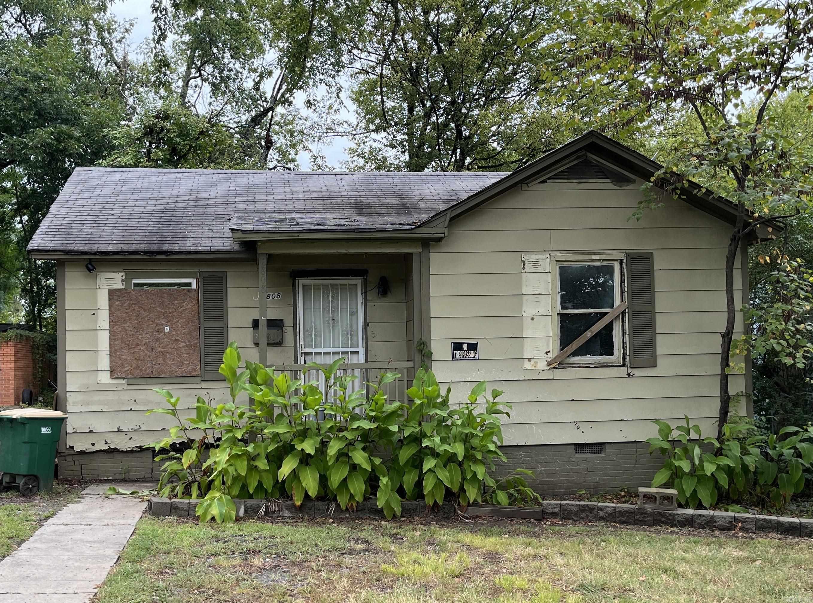 This two bedroom, one bath home is a great opportunity for investors or a buyer looking to customize a home for themselves. This house includes a bonus room that can be turned into an office or a third bedroom. This one has potential! Property Sold "As Is".