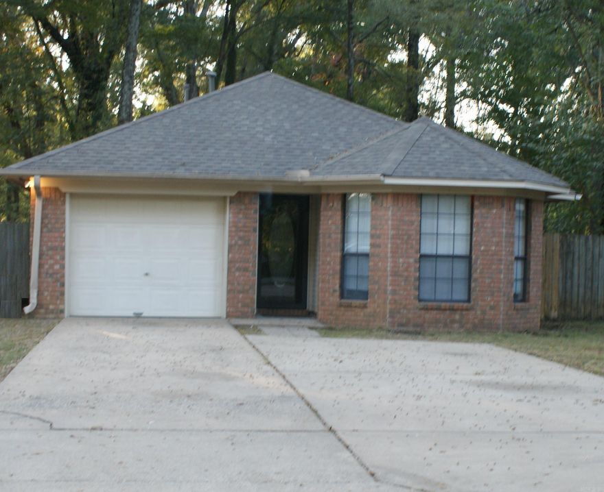 Well-maintained home!  3 bedrooms 1 1/2 baths. 1246 square feet with a one-car garage.  New Roof October 2025.  New carpet in the bedrooms in October 2025.  Dining area with a bay window.  Large living room with a nice patio area.  Fenced yard. Conveniently located near the splash pad, park, and area shopping.