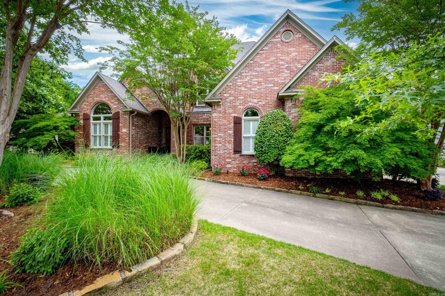 Wonderful home situated on the Bear Den golf course of Chenal.  A few of the many new updates include cabinets & Taj Mahal countertops in kitchen, hardwood floors, carpet in upstairs bonus room, bedrooms & primary closet, fixtures, updates to upstairs bathrooms, tile flooring & countertops in laundry rooms, and paint throughout.  The main floor includes the primary suite, study, formal dining room, den open to the eat-in kitchen, formal living room, half bath, and laundry. On the second floor you will find a large bonus room, four spacious bedrooms (two having an ensuite bathroom & the others having a bathroom between the two), and an additional laundry room. Walk-in closets & sufficient storage throughout.    Step outside to the breathtaking backyard with extensive landscaping, including water features, allowing true privacy. The covered patio steps down to an alluring gunite salt water pool, hot tub, and separate covered pool house that includes an entertaining area with fireplace, outdoor kitchen, half bath, outdoor shower, and storage. Flagstone detail surrounds the pool & entertaining area.   The many updates & mature landscaping make this property genuinely unique.