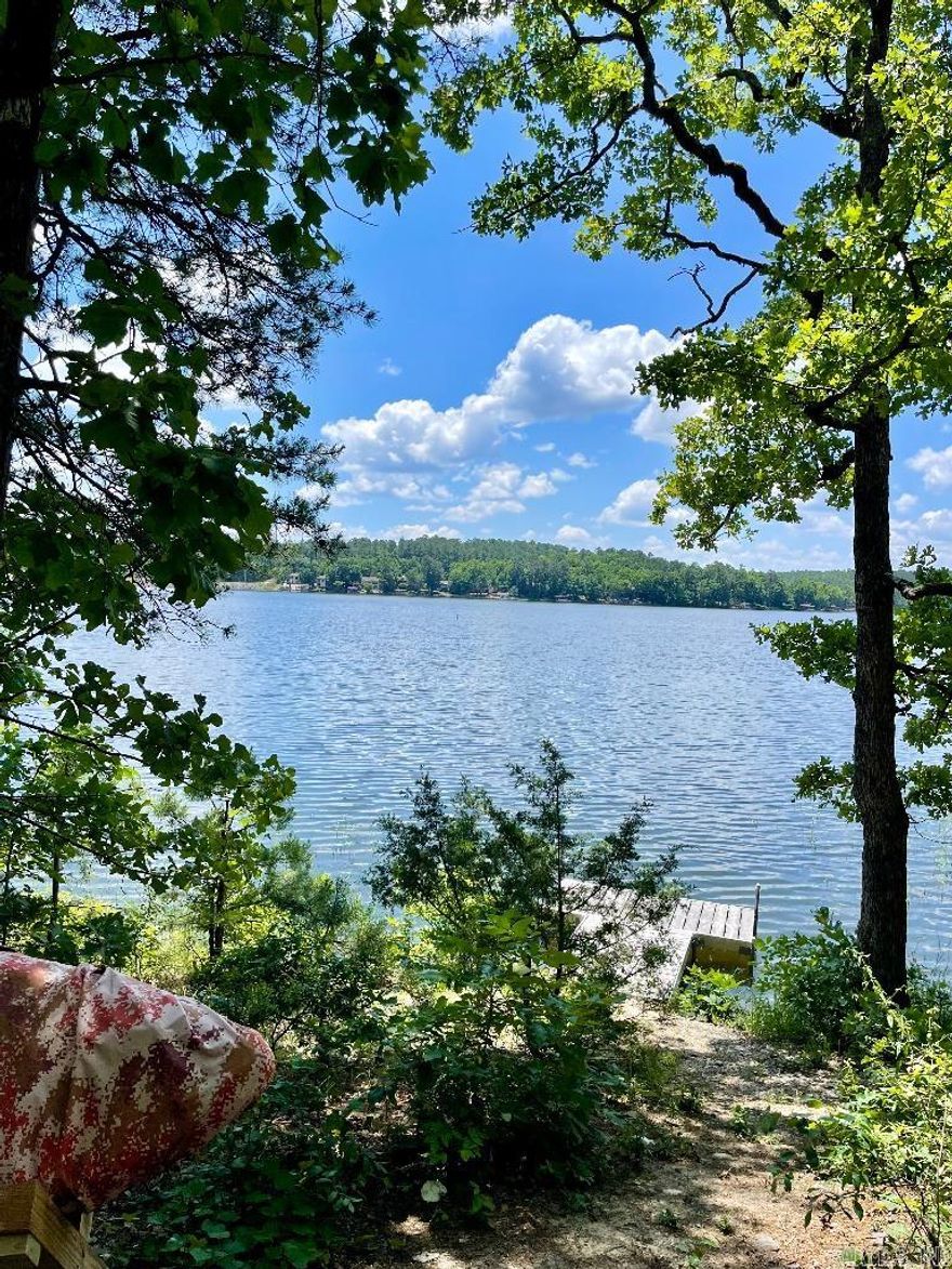 Beautiful WATER FRONT lot on coveted Lake Coronado!  1/3 acre buildable lot with a cleared path to the lake. You will love the million dollar view! The 8' x 8' dock conveys.   Hot Springs Village, a gated community, offers many amenities including 11 lakes, 9 golf courses, 16 trails to hike or bike, 2 beaches, tennis, pickleball, mini-golf, a fitness center and so much more!  There are many restaurants, plenty of live music, and an active community with clubs and organizations to fit every interest.