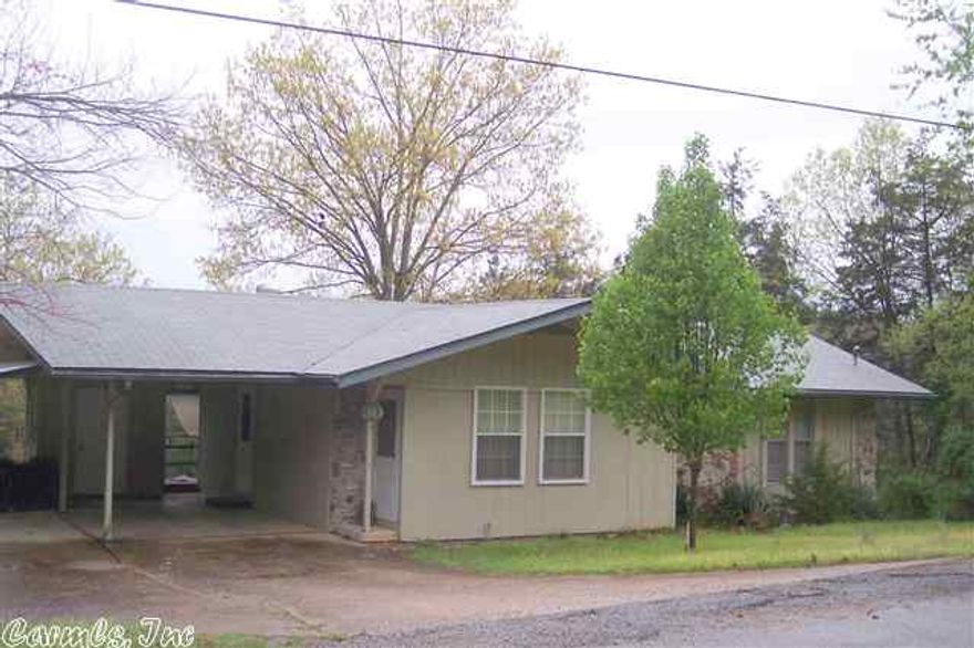 AVAILABLE Now! NO carpet-all laminate/tile flooring. Washer/dryer hook-ups on main level.  Half bath in master bedroom along with a walk-in closet.  All electric home with central heat and air. Open living/dining/kitchen.  Lots of storage in and under house in partially finished basement. Outside only pets are permitted with a $200 pet deposit per pet. Few neighbors. Close access to South Fork of Spring River and North golf course. There is an additional $39 added to the rent monthly that covers pest control, liability insurance and credit reporting services. All utilities are the tenant's responsibility. No appliances are provided. Each adult must complete an application.