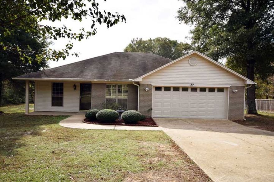 Beautiful home with eat-in kitchen, new dishwasher, extra trim in leaving room and hallway, new carpet,just freshly painted, low-e windows, wood shutters, extra insulation in attic, insulated garage walls and garage door, energy efficient home. MUST SEE!