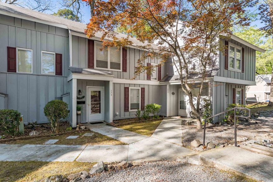 Enjoy easy living with golf course views in this well-maintained 2 bed, 1.5 bath townhome located on the Desoto Golf Course in Hot Springs Village. This two-story unit offers a functional layout with both bedrooms on the same level and a comfortable living space that opens to a covered back deck—perfect for relaxing and taking in the golf course setting.  The layout offers a nice separation between the kitchen and living areas from the bedrooms, providing added privacy and a more comfortable flow for everyday living. The covered back deck offers a great space to unwind or entertain. Positioned just 5 minutes from the pickleball courts and close to all the amenities Hot Springs Village has to offer, this property is ideal as a full-time residence, weekend retreat, or low-maintenance investment opportunity.  Washer, Dryer, Refridgerator and some Furnishings convey. SEE AGENT REMARKS.