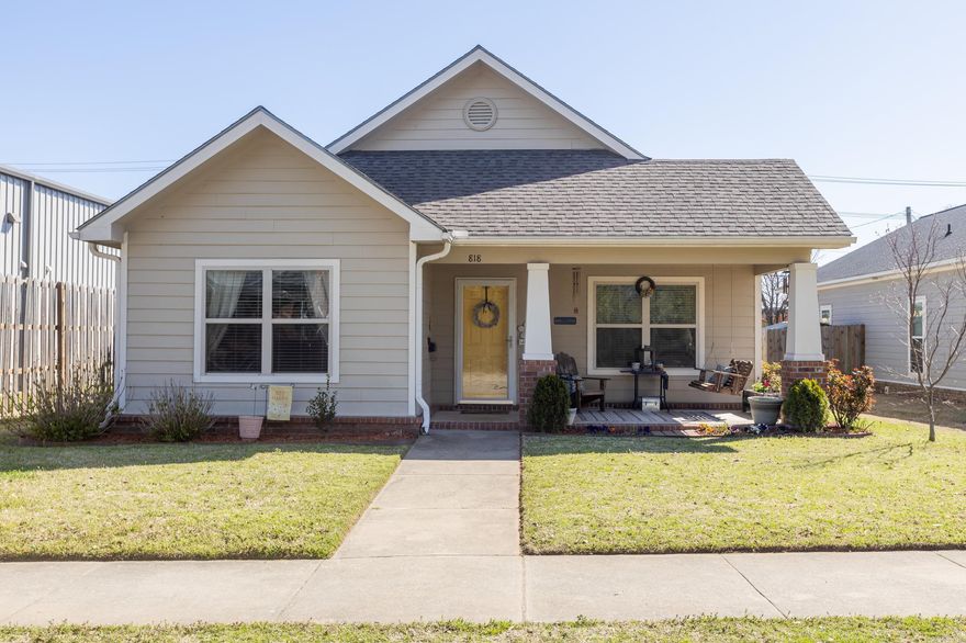 Check out this beautifully maintained craftsman style home near downtown NLR, Rockwater neighborhood and the River Trail! With three bedrooms and two baths, a walk in closet in the primary suite, beautiful dark stained wood cabinets, and an eat in kitchen, this cozy home is the perfect launching point for everything downtown has to offer. The garage is rear loading and the backyard features a privacy fence and concrete patio perfect for entertaining. Come take a look today!
