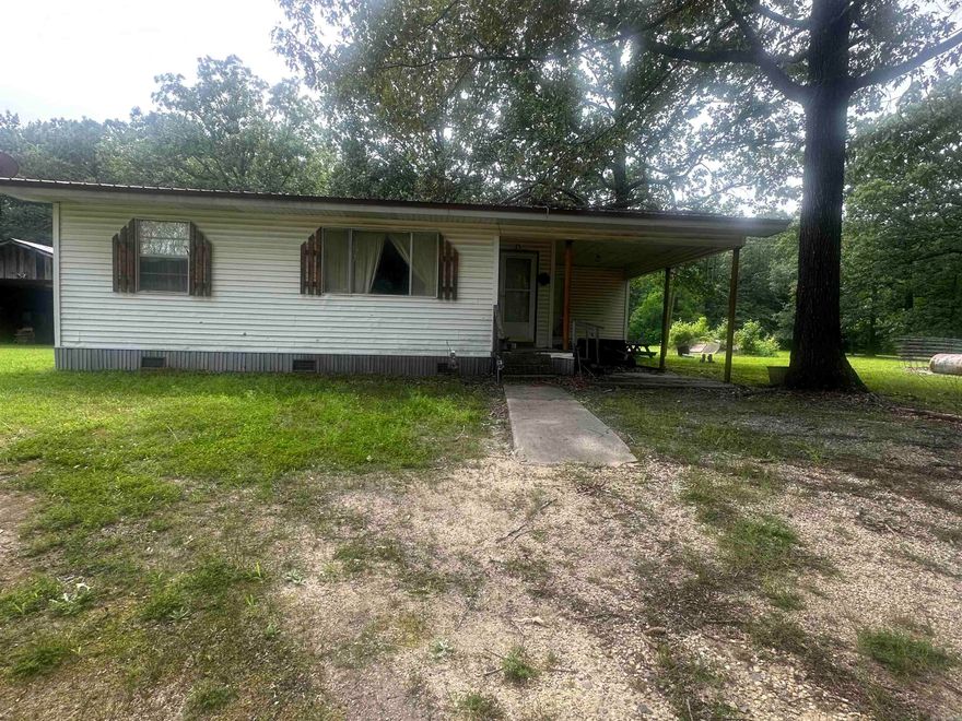 Investor Special! This charming ranch-style home sits on a spacious 2-acre lot, offering endless potential for the savvy investor. With a solid structure and a functional layout, this cozy home is a perfect flip opportunity or a fantastic candidate for a long-term rental. Enjoy peaceful country living with room to expand, garden, or build additional structures. Just bring your vision and a toolbelt—this one won't last long!
