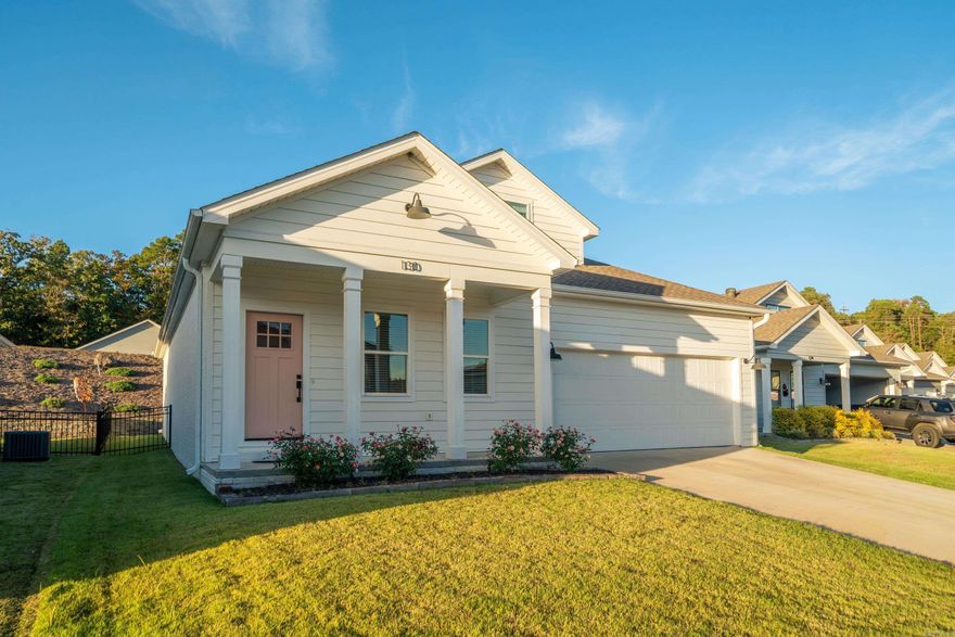 Make this Adorable Cottage in the Bayshore Cove Community your New Home! Enjoy Open Concept Living with the Kitchen, Dining and Great Room centered in the Heart of the Home. The Kitchen is Gorgeous and features Quartz Countertops, Deco Backsplash, Under Counter Lighting and a Center Island with Breakfast Bar. You will love the Natural Light that Floods the Space! Each Bedroom has an EnSuite Bathroom providing your Family or Guests with Ultimate Convenience. The Primary Suite is just off the Dining Area and features Views of the Manicured Back Yard. The EnSuite brings a Touch of Lake Life inside with River Rock features in the Custom Shower and Flooring and the Walk-In Closet is Well-Designed! The Oversized Laundry Room Has Room for a Deep Freezer, or 2nd Refrigerator and the Built-In Cabinetry provides Great Storage. The Back Porch is Perfect for Enjoying Morning Coffee or Afternoon Grilling and the Back and Side Yards are Fully Fenced. This Home is Immaculate and Ready for New Owners to Love! Come Experience Community @ The Cottages at Bayshore!