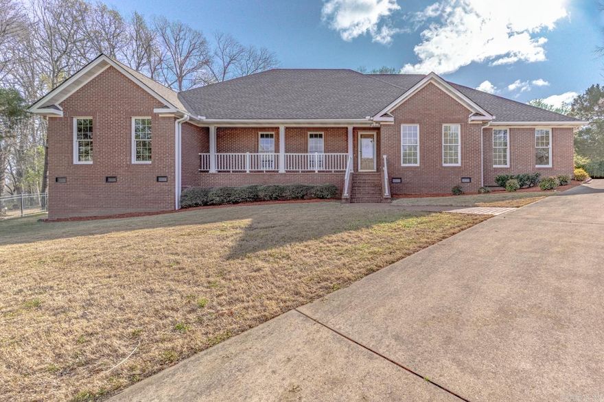 Welcome to Market 1304 Leominster Cove in the Highland Forest Sub. of Jonesboro, AR within the Jonesboro School District. Located at the end of a cove on a 0.57 +/- acre lot, this well crafted brick home offers 3 bedrooms, 3 bathrooms, and 3,190 sf of living space along with a 617 sf basement and a 447 sf attached shop providing excellent space for projects. The main level holds 2 primary suites, each offering its own en-suite w/ walk-in shower and walk-in closet. A 3rd bedroom and full bathroom w/ shower/tub combo are also located on the main level. Highlights include wood flooring, crown molding, a gas fireplace, and a formal dining room. The kitchen features custom cabinetry, center island, built-in desk, and walk-in pantry. A large laundry room also offers space for an office or hobby. There is ample storage throughout the home and floored attic space above the garage. The exterior features guttering, mature landscaping, wrought iron fencing, covered front porch, covered back porch, and a side-entry 2 car garage. Conveniently located in Midtown near favorite local amenities and just 1 hr from Memphis, TN. Call today to schedule your tour and make this custom house your home.