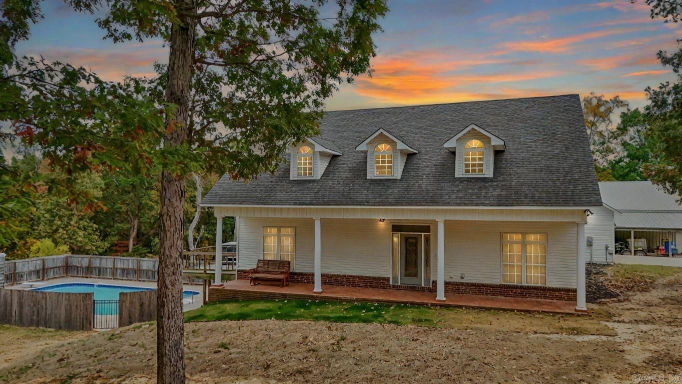 Great home with Country setting IN Brookland school district. This is a 4 Bedroom 3 Bath home featuring Large 50x70 shop, in ground pool, outdoor fireplace, screened in pool room, Hot tub, New carpet in upstairs bedroom and 2nd living area in the walkout basement. Spacious home on approx. 2.75 acres.