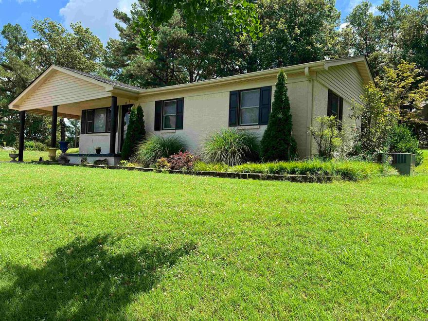 This 3-bedroom, 1-bath brick home sits atop a hill and offers a large front yard with a beautiful view. When you enter the front door you immediately notice the large bonus room that would be great for hosting. The kitchen is lined with custom cabinets with great storage. The AC unit was replaced in 2022 and the roof was installed in 2023.   Call today to schedule a viewing.