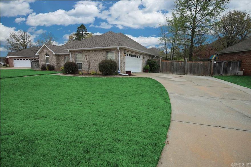 One level charming home, pristine clean w/updates: carpet (2011), stove &dishwasher (2013), microwave (2015), architectural shingled roof (2009), remodel of master bath (2012). Very energy efficient. Covered patio with nice sized shed and separate dog run. Double gate on one side, single on the other. Maintenance free brick and siding with a side loading garage on 1/4 acre. Fully fenced. Sprinkler system. Great neighborhood!