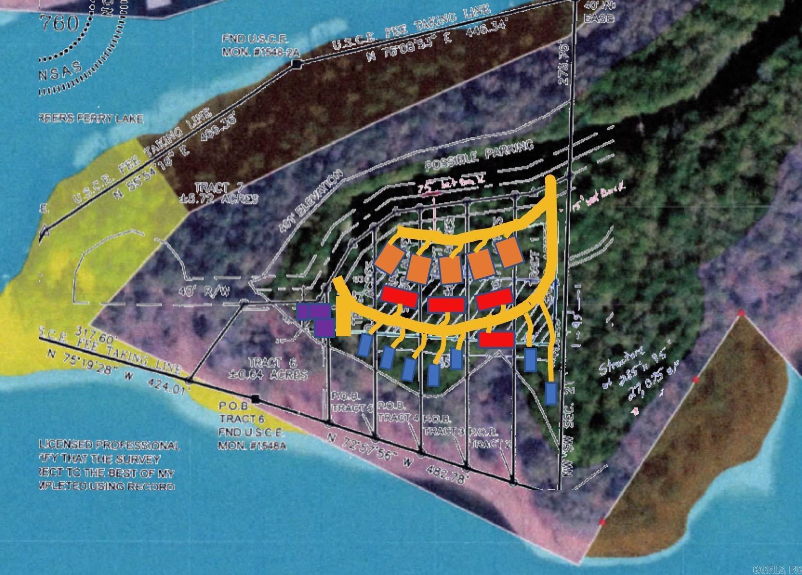 3.84 stunning acres of breath taking lakefront land! Developer had planned to build condos, would be a great investment! 597 feet of lake frontage, Utilities to be brought to the land. Zoned R-3. Indian Hill's Golf course, Mountain Ranch Golf course, close to Tannenbaum Golf course. Cool Pool is fantastic place for family memories. Full service Marina, boat rentals, Wave Runners, fishing boats. Large camp ground. ATV trails for riding. Hiking at its best, caves to explore. A Diamond hid away for a great place to live or visit! Great places to eat! Absolutely beautiful lake and sunsets! Address is Wilshire Road, Fairfield Bay. One parcel of land, You can build condos, patio homes, town houses, muti-family/single family. Land goes next to road entrance. Seller will sell divide lot.