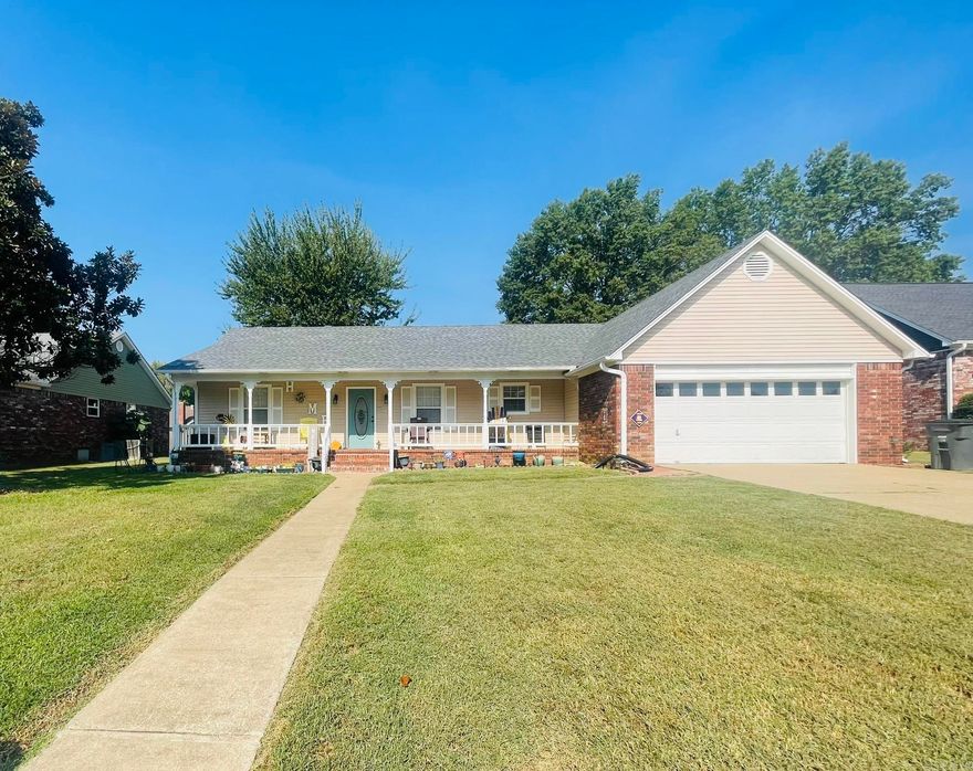 Welcome Home! A charming home tucked away in a beautiful neighborhood near River Oaks Golf Course. With 3 bedrooms, 2 bathrooms, and a bonus room that can easily be an office or 4th bedroom, there’s plenty of space for everyone. This home has been thoughtfully updated so you can move right in and enjoy! A New Roof & HVAC (2022), updated countertops, flooring, and paint (2024) and also updated electrical, plumbing, and light fixtures (2024) A freshly painted front porch and new steps. Outside you will find a large, fenced backyard, perfect for kids, pets, or weekend BBQs. There’s even a shed for extra storage and a patio that’s great for entertaining. A home that is ready for its new owners—come see it today!