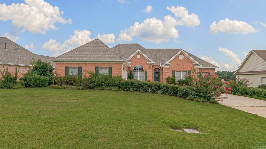 Don't miss out on this great 3 bedroom 2 1/2 bath home in Sage Meadows Subdivision. This all brick home has one of the best views in Sage looking over the golf course and the pond. The spacious living and dining rooms are great for entertaining, and the second living area that's adjacent to the Kitchen is a perfect family room. With a spacious master and ensuite bath and closet. Don't let this one get away, call your realtor today to take a look.