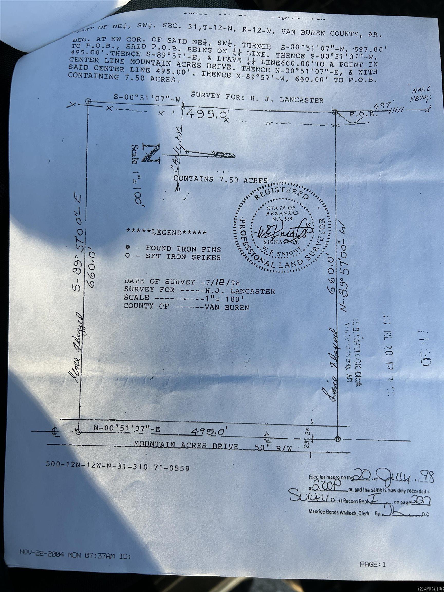 Metes & Bounds - Land