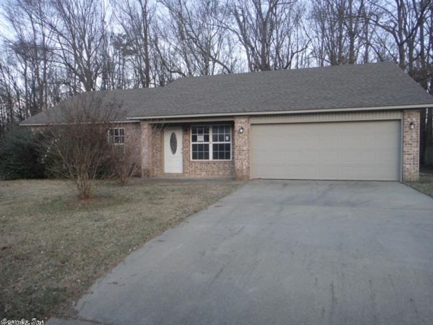Nice 3 BR/2BA brick home in quiet subdivision. Trey ceilings. Back yard backs up to woods. Cabot School District. Go to www.hometelosfirst.com or to hudhomestore.com to learn more about this home and how/who can bid. HUD Case #031-397088. To be sold "as is".