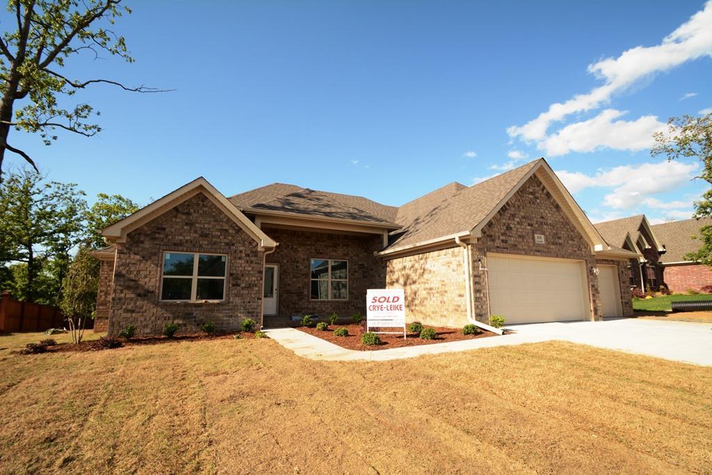 Under construction: completion date will be about May 1. Photos were taken at similar completed homes. Great curb appeal and stunning trim details inside. Located on a big lot at the back of the subdivision with no neighbors behind. Grand entry with soaring ceilings, loaded with trim and wood floors. Barrel ceiling in kitchen and breakfast areas. Granite in kitchen and baths. . Expandable space upstairs up to 400SF and full bath at additional cost.
