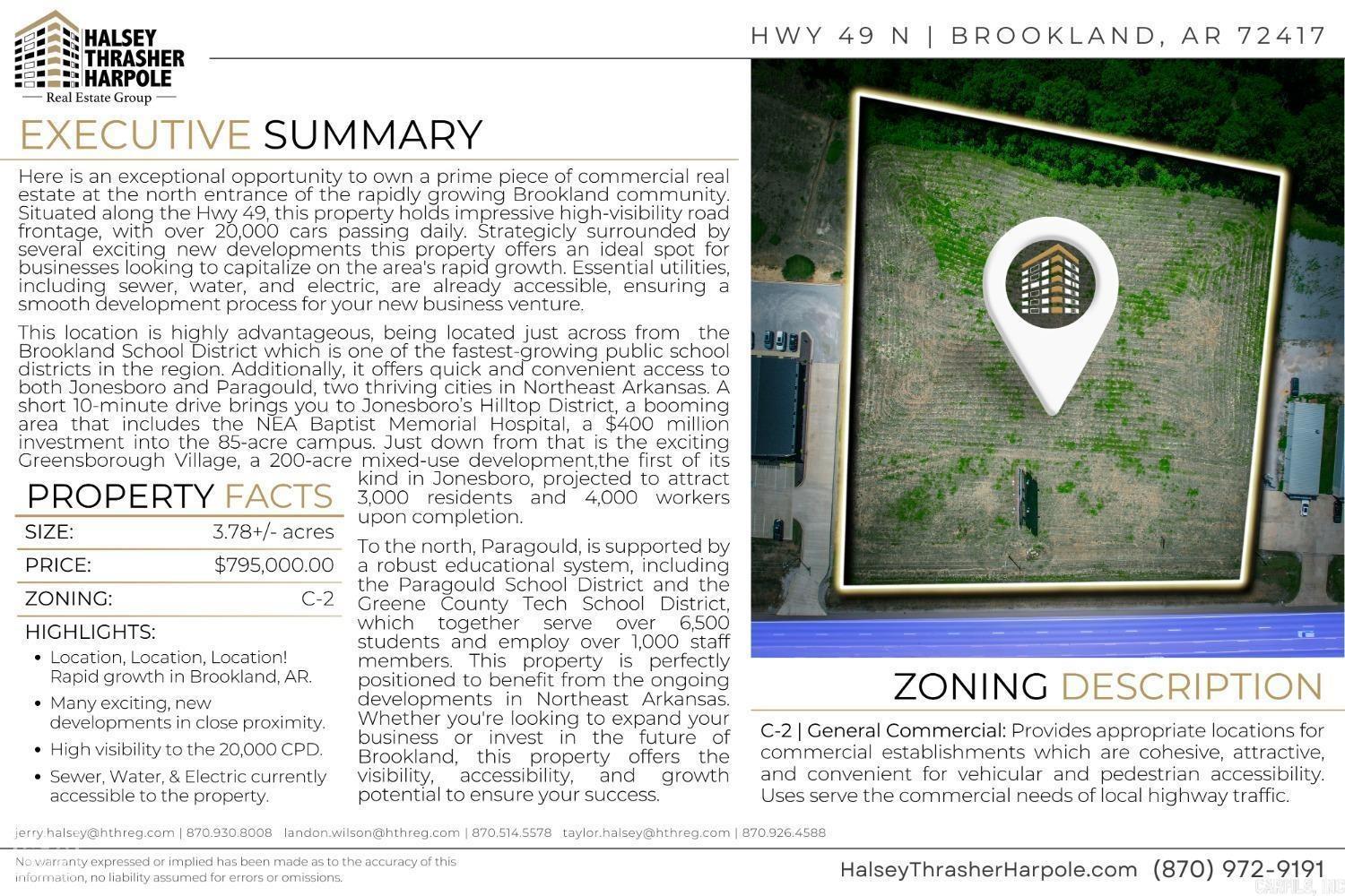 Metes & Bounds - Commercial Sale