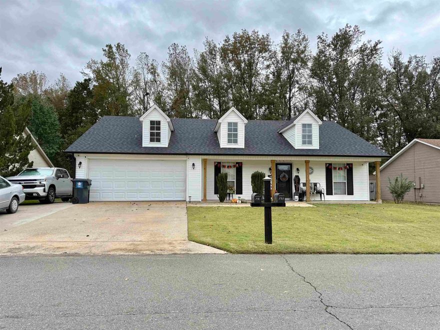 LOCATION!!!  Harmony Grove School District!!!  Rural Development!!  Check out this amazingly beautiful well taken care of 4 bedroom 2 bathroom home sitting on approx 0.17 of an acre.  Green space behind the back yard.  You will love having a 16 x 20 shop in the back yard as well as a carport awning that both convey with the property.  Carrier HVAC unit new 2019, New ROOF 2023, New siding on both sides and New dormers and New front gutters all in 2023.  You will love having extra parking with the extended driveway from the street down the entire side of the house all New 2020.  Relax and cozy up in the back yard with the fire pit.  Have all the family over for a BBQ with the covered grilling area in the backyard.  There are also extra shelving that was added in several of the closets for more storage space. There are glass storm doors on the front and back doors to allow extra light in and keep the weather out.  Trust me you don't want to miss this amazing home!!!  Schedule your showing today and let's make this your NEW HOME!!!!  Agents SEE REMARKS REGARDING ITEMS THAT DO NOT CONVEY!!!!