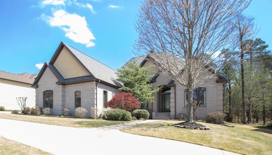 Beautiful custom home with 4 beds/3 baths/3 living areas/2 dining/theater room/3 car insulated garage.  All bedrooms on first floor. New roof as of March 2026. The home has many upgrades including cherry cabinetry in kitchen and bathrooms as well as quartz counters throughout. Kitchen has a Thermador gas cooktop, commercial type separate refrigerator and freezer, island with prep sink and large breakfast bar that seats 6. Bedrooms are spacious with custom closets in each. Primary bedroom is very large with a nice sitting area.  Primary bath has an air therapy tub and a huge walk in shower with multiple water features. There is a theater room with profesionally installed equipment and a huge playroom/music room over the 3 car garage. See Documents section for specifics on 2 gas tankless water heaters and 3 zone HVAC system.  Wonderful neighborhood with a cut through for golf carts to Chenal Golf course and close to popular Promenade restaurants.