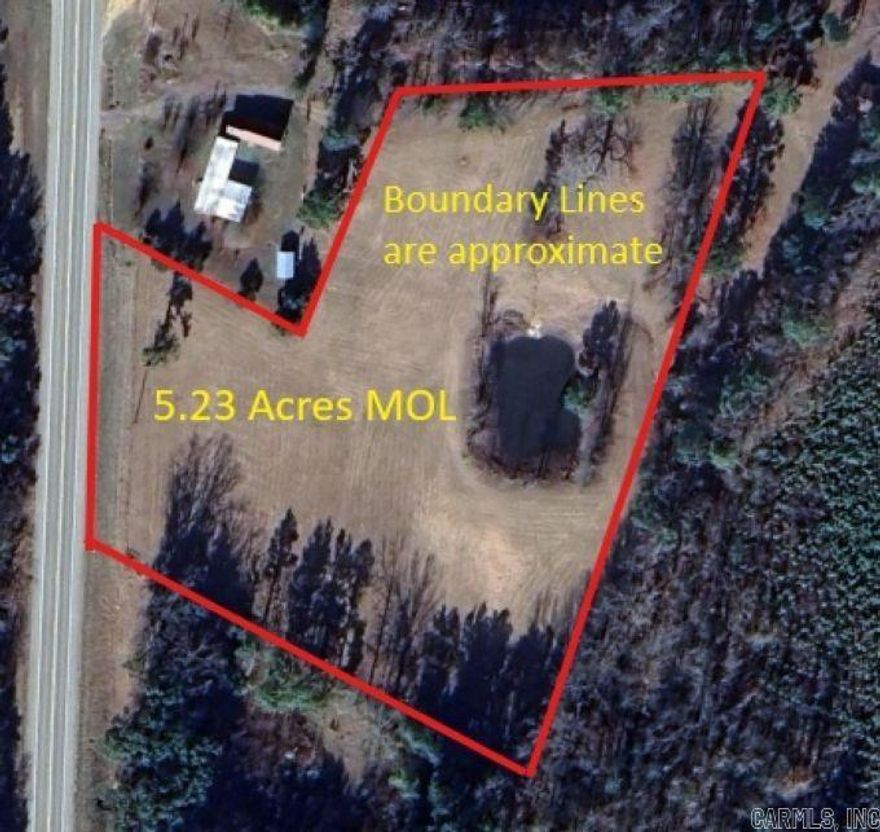 5.3 Acres of Country Beauty! Gorgeous property with direct frontage on US Hwy. 425, 7 miles North of Monticello.  Enjoy peaceful pasture views, a beautiful pond, and endless possibilities.  The perfect place to build your dream home, hobby farm, or weekend retreat!