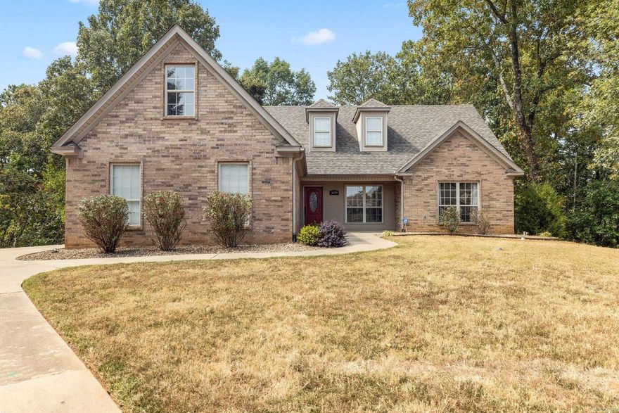 Make your way to Mountain Side! You will love the proximity to Little Rock, the quietness of the cul-de-sac, and the privacy of a home that backs to an abundance of wooded green space! Inside you are going to find great style. The colors are peaceful and relaxing. The floor plan is open, bright, and welcoming with 3 bedrooms on the main level and a playroom upstairs. The yard provides the perfect setting by backing up to 16 acres of green space. Enjoy your evenings with privacy listening to the birds and watching the wildlife. The roof is brand new and the kitchen appliances have all been updated.