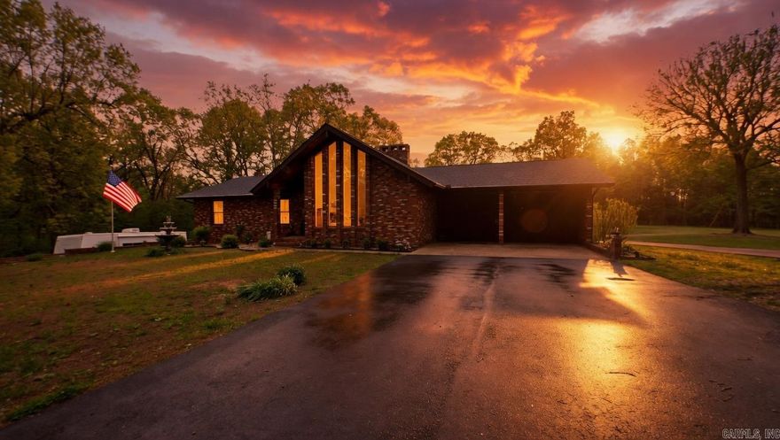 Luxury Living Near Mammoth Spring State Park  Welcome to this 3 bedroom, 2 bathroom home offering 3,626 square feet of living space just minutes from Mammoth Spring State Park and Main Street in Mammoth Spring. Situated on approximately 3.3 acres, the property features a well-maintained, open yard, paved driveway, 2-car garage, and 2-car carport for plenty of parking. Inside, you will find a spacious layout with a large main living area, additional living space in the basement, and a kitchen and dining combo designed for everyday use. A standout feature is the brick spiral staircase leading to an upstairs bedroom, adding character and charm. Outside, enjoy a backyard firepit area perfect for gatherings. With space, updates, and a prime location near town and recreation, this property offers a great blend of comfort and convenience.