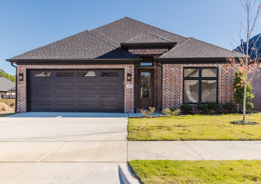 This single-level residence, featuring 3 bedrooms and 2 full bathrooms, is designed to impress with its thoughtful layout. The primary suite is a private sanctuary, complete with a soaking tub, oversized walk-in shower, and a custom closet that fulfills every dream. Designer finishes and exceptional craftsmanship are evident throughout, elevating your living experience. Perfect for entertaining, the open-concept design includes a chef's kitchen with quartz countertops, custom cabinetry, and more. And don’t miss the charming fireplace, ideal for cozy Fall evenings. Builder has recently added a 6ft privacy fence.