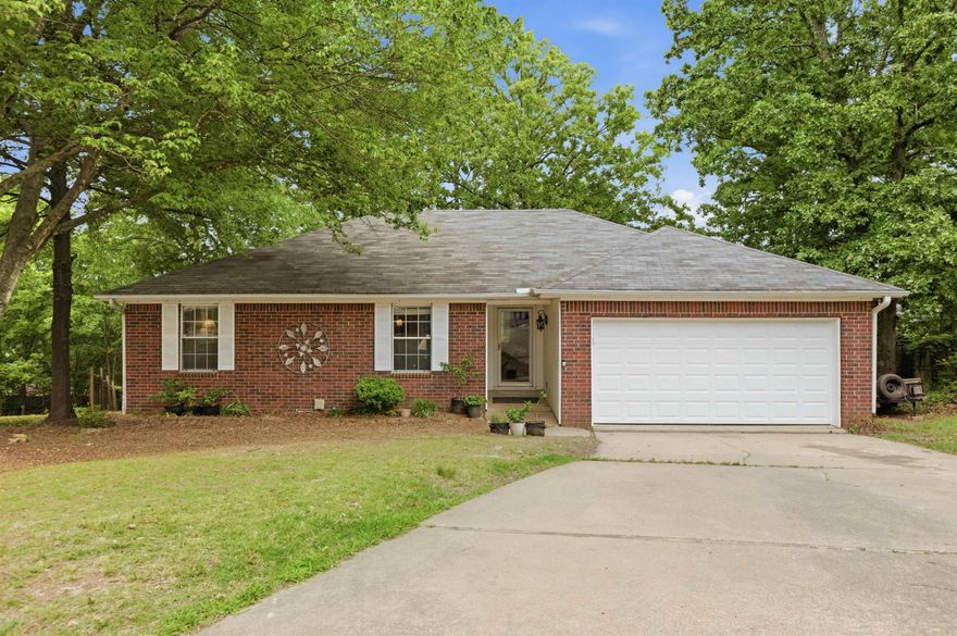 This Maumelle home is ready for its new family. Located on a quiet cul-de-sac in a beautiful, well-established neighborhood, it’s the perfect spot for those seeking comfort, space, and a sense of community. Featuring 3 bedrooms and 2 bathrooms, this home offers a functional layout ideal for both everyday living and entertaining. The spacious living area flow seamlessly, while the bedrooms provide a cozy retreat at the end of the day. Step outside to enjoy the large yard, perfect for gatherings, hanging by the firepit, pets, or simply relaxing in your own private outdoor space. With its peaceful setting and generous lot, this home combines neighborhood charm with room to breathe. Don’t miss the opportunity to make this inviting property your own!
