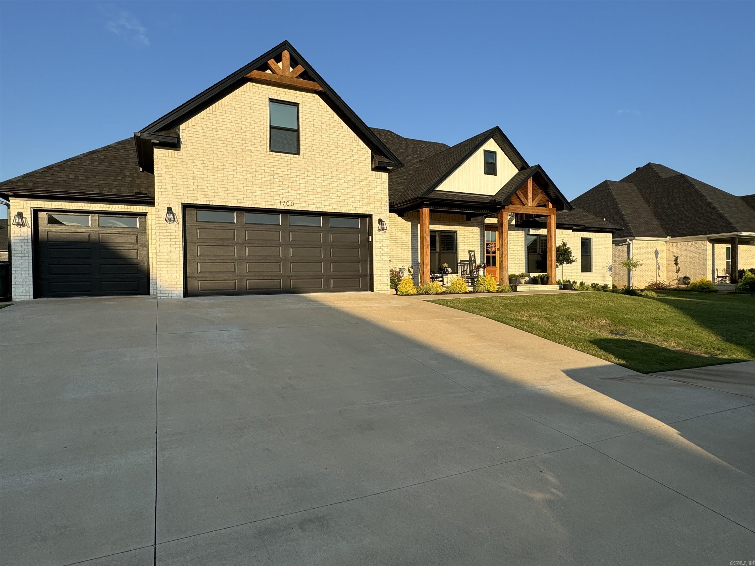Awesome home located in Winterbrook Phase III Subdivision. 5 bedroom, 3 1/2 bath, 3 car garage with separate office/formal dining. Large eat-in kitchen has plenty of space. Home features open floor plan, gas log fireplace, tankless water heater, large pantry, double ovens, gas stove with pot filler, tinted windows, and covered front & back porches. Second bath with ensuite. House also has a beautiful 16x32 saltwater pool just in time for the hot summer days.
