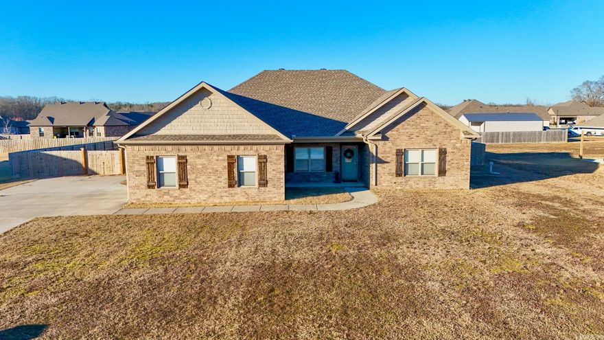 Take a look at this beautiful well maintained home in a very desirable neighborhood, Mount Tabor Estates. When you walk in it's an open living room/kitchen layout, with luxury vinyl flooring and an electric fireplace. The kitchen has gorgeous granite countertops and sleek neutral backsplash. On one side of the house are 3 great size bedrooms with walk-in closets and 1 bath and on the other side of the house is the primary bedroom with walk in shower with a ceiling shower head, soak in tub and 2 walk in closets. A HUGE backyard that is fully fenced with a covered patio and a SHOP! Please call to schedule your showing!