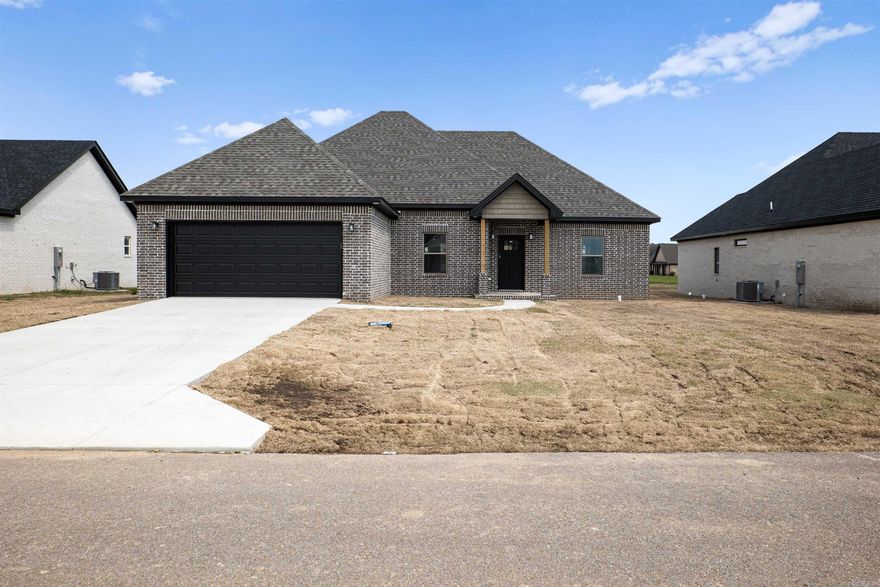 This home is in the CONSTRUCTION phase & I am already loving this brick color! We are far enough along that the final measurements from the appraiser are in at 1839 square feet! Interior pictures are still to come, but you are welcome to take a tour in person. Come check out this huge backyard and covered back porch perfect for an early morning sunrise view. By using the builder's preferred lender, he is offering 5.25% financing to qualified buyers. This 3 bedroom, 2 bathroom home is located in the brand new subdivision Pintail Pointe. Does your employer participate in the Mississippi County Work-Here, Live-Here program? This home qualifies for 10% of the sales price towards helping with your home buying expenses. That's over $30,000 towards helping with out of pocket costs if you qualify!! There are many loan programs for the Mississippi County area including help with down payment or no down payment solutions! Finding out what program best fits your needs is the first step to getting you into your NEW HOME! Connecting with a knowledgeable lender is KEY to knowing your individual approval/finance options. We have several homes in this NEW Pintail Pointe Subdivision.