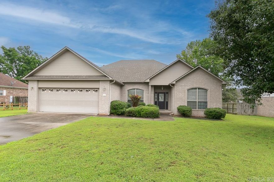 Nice one owner home in a great neighborhood in Cabot schools. Featuring 3BR 2BA  2 Car garage, split floor plan, primary is good size with separate tub and shower, double vanity.  Roof is 2 years old; water heater is 2 years old; HVAC has been on service contract. Seller to give 2000.00 paint/carpet allowance at closing. This great home is ready for a new family.