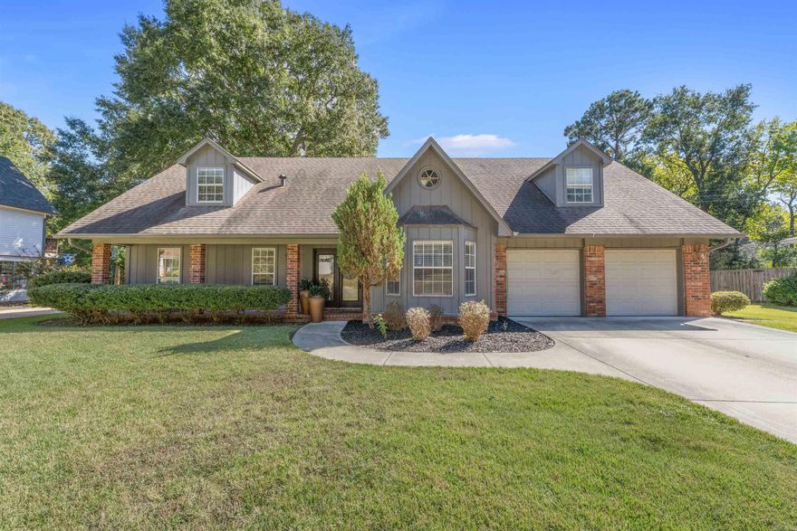 Beautifully remodeled 4 bed / 2.5 bath home with a pool in the heart of North Little Rock, perfectly situated on a quiet street with a flat lot backing up to green space. Step through elegant double iron doors into a spacious dining area with an adjoining office filled with natural light. The inviting family room features a brick fireplace and opens to the covered patioāideal for entertaining. The open eat-in kitchen boasts Carrera marble countertops, subway tile backsplash, farmhouse sink, stainless steel appliances, pantry, and breakfast bar. Convenient laundry room with half bath and backyard access off the kitchen. The primary suite offers double closets and a stylish bath with a walk-in tiled shower and double vanity. Upstairs includes three additional bedrooms and a full bath, with one bedroom currently serving as a media room. Enjoy your private backyard oasis with a covered patio overlooking a sparkling sports pool surrounded by stained concrete. Donāt waitācall this stunning home yours today!
