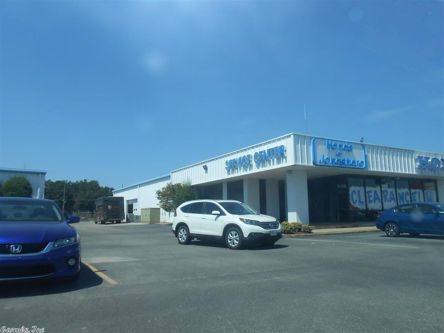 This is one of the busiest traffic areas in Jonesboro, Arkansas. This property is also for lease at $8,500.oo per month with a NNN Lease.