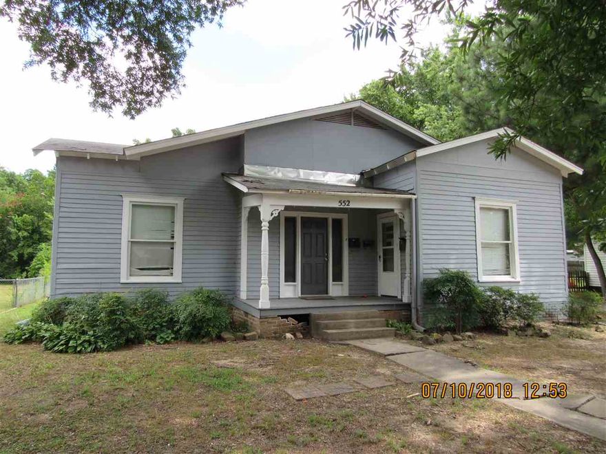 Older home converted to a duplex. Living room, 2 bedrooms, 1 full bath with washer & dryer hook-ups, large eat-in kitchen with range/oven & refrigerator, laminate floors. Small pets negotiable with a non-refundable pet deposit.
