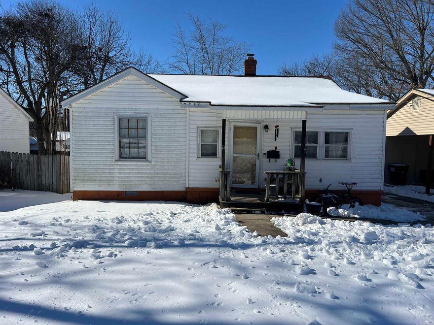 This inviting 3 bedroom, 1 bath home offers 1110 square feet of comfortable living space on a .16 acre lot, tucked away on a quiet street. Inside, you will find original hardwood floors that add timeless character and warmth throughout the home. A closed- in sun porch provides a perfect spot to relax year-round, while the large deck extends your living space outdoors, ideal for entertaining, grilling, or enjoying peaceful evenings. With its cozy layout, classic details and serene setting, this home offers both charm and everyday comfort. Call today to schedule your viewing!