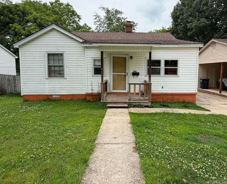 This inviting 3 bedroom, 1 bath home offers 1110 square feet of comfortable living space on a .16 acre lot, tucked away on a quiet street. Inside, you will find original hardwood floors that add timeless character and warmth throughout the home. A closed- in sun porch provides a perfect spot to relax year-round, while the large deck extends your living space outdoors, ideal for entertaining, grilling, or enjoying peaceful evenings. With its cozy layout, classic details and serene setting, this home offers both charm and everyday comfort. Call today to schedule your viewing!