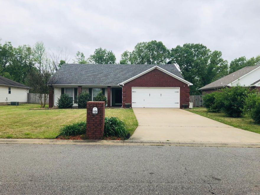 Beautiful three bed two bath home in Westhaven subdivision. Spacious living area with split floor plan. Large backyard with storm shelter. Call today!