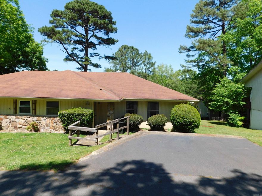 Best Priced Single Level in Hot Springs Village! With a little fix up and updates you will have a super convenient home in beautiful Hot Springs Village's gated community. 48 Parralena Way #8 is a 3 bedroom, 1 1/2 bath townhome just off Desoto and only 2.2 miles from the West Gate, and 5 minutes to the grocery store. The home does need some cosmetic repairs and is reflected in price. All furniture and appliances convey. Home sold "As-Is"/ seller will make no repairs. No property disclosure as seller has never lived in the home.