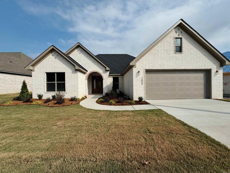 Welcome to your dream home in Creekside, a brand-new subdivision in the heart of Bryant, Arkansas. This exquisite four-bedroom, three-bathroom home offers an open floor plan perfect for modern living.   Located within the prestigious Bryant School District, with Parkway Elementary and Bethel Middle School serving the area, this home ensures top-tier education for your family.   The spacious interior includes a dedicated office space, ideal for remote work or study. Step outside to the lovely back porch that overlooks a private backyard, perfect for relaxing and entertaining in a peaceful setting.  Conveniently close to the interstate, this home offers easy access to all that Bryant has to offer while still providing a tranquil, quiet neighborhood atmosphere.   Scheduled for completion just in time for the new school year, this home is the perfect blend of luxury, convenience, and comfort. Don’t miss out—schedule your tour today and make this stunning new construction home yours!