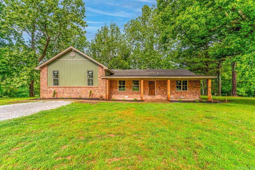 Welcome to market 2881 County Road 333 in Bono. Also known as Hasbrook Road, this property is located on a beautiful two acres of highway frontage, only 5 minutes from Hwy 63 access. This home has been completely renovated from top to bottom. On the exterior you will notice a brand new roof, new vinyl siding and windows, and beautiful landscaping. The interior features vaulted ceilings, brand new Pergo laminate flooring, custom cabinetry, granite countertops, fresh tile and modern light fixtures. You will love the clean, bright color scheme and will appreciate brand new electrical, plumbing & HVAC throughout the home. Call today to make this beautiful house your next home!